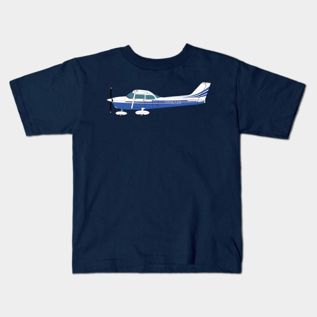 Cessna 172 Kids T-Shirt by Avion